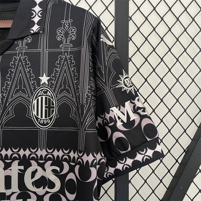 AC Milan X Pleasures 2024 Black