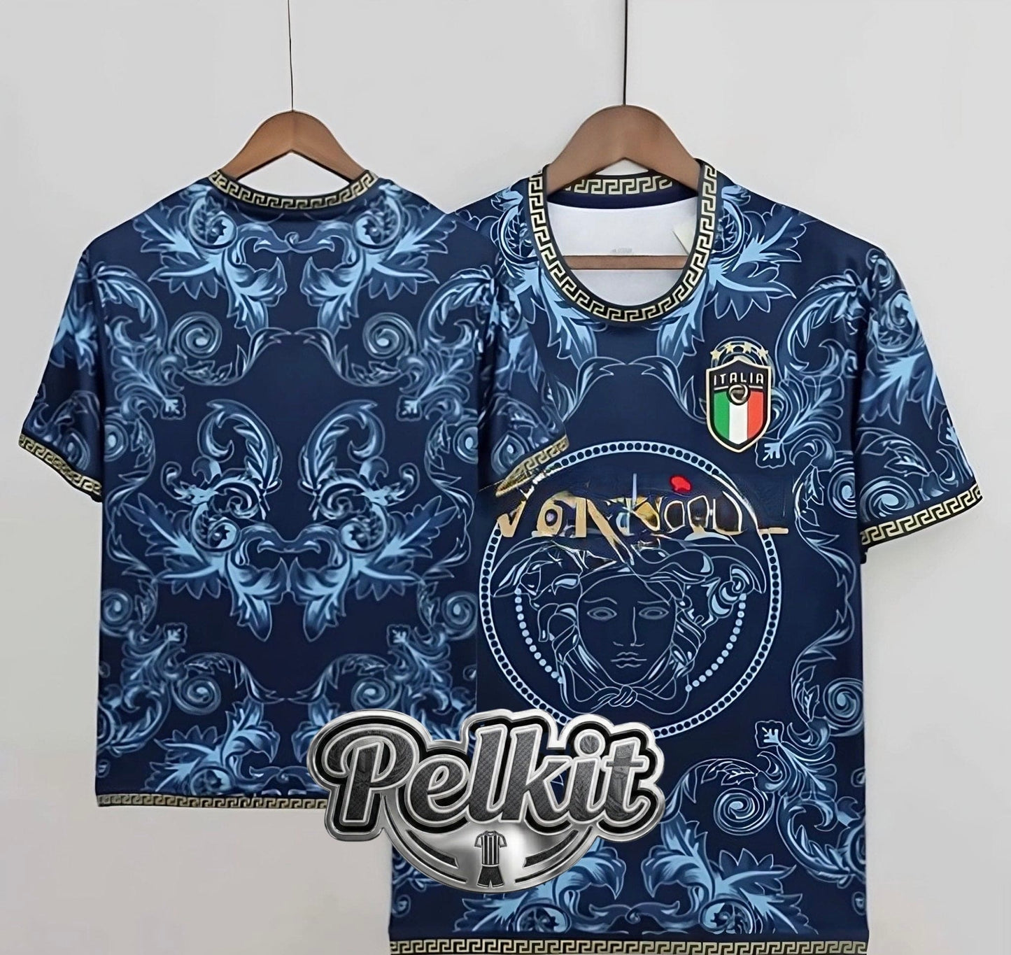 Italy blue man jersey 2022