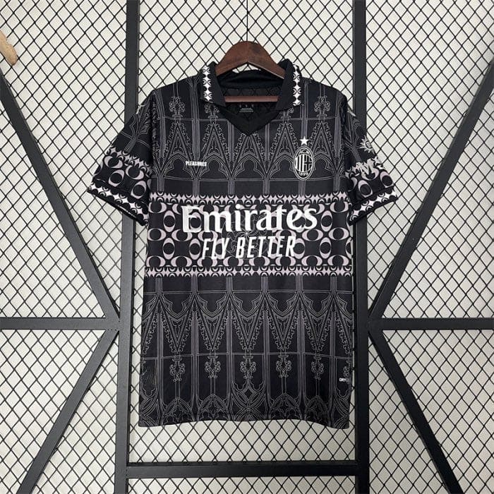 AC Milan X Pleasures 2024 Black