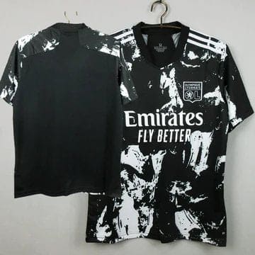 Lyon 3rd Black 21/22 Football Jersey