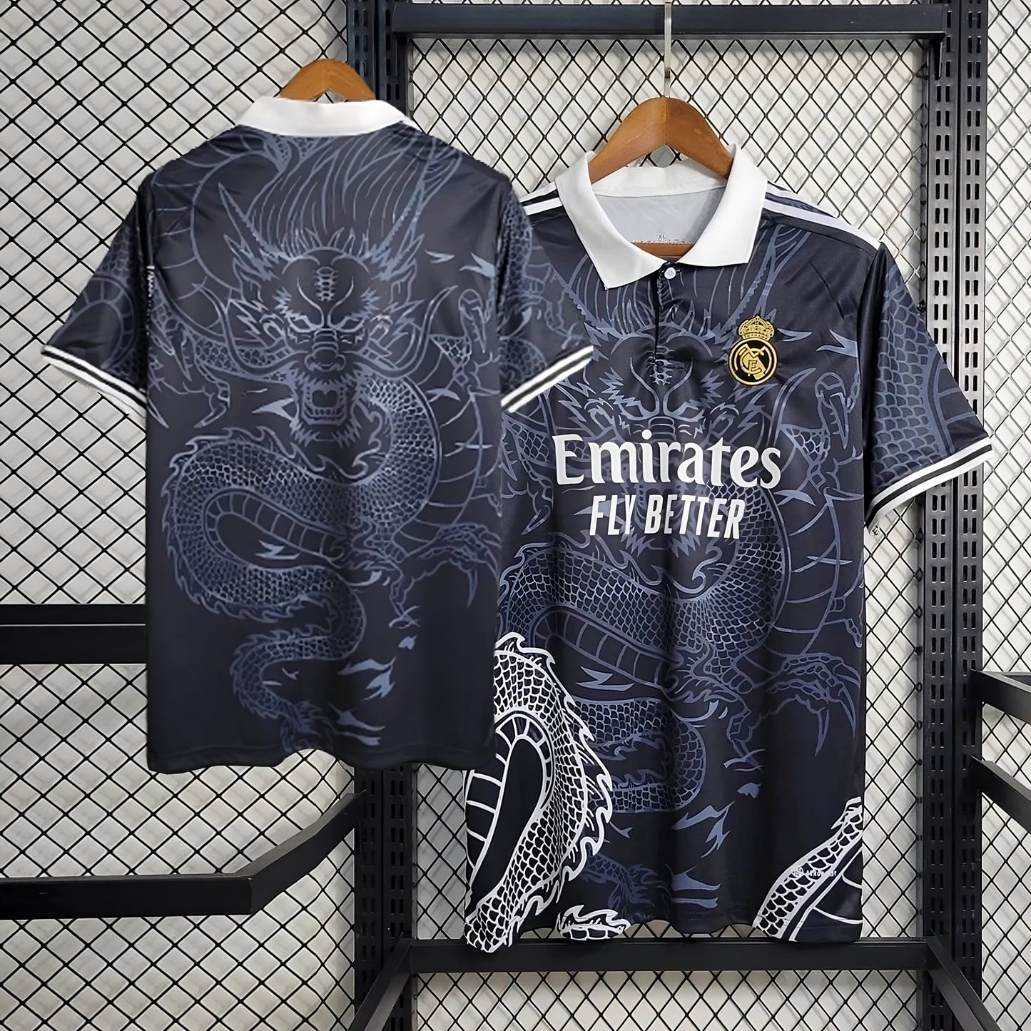 Real Madrid Dragon Black Man Jersey 23/24